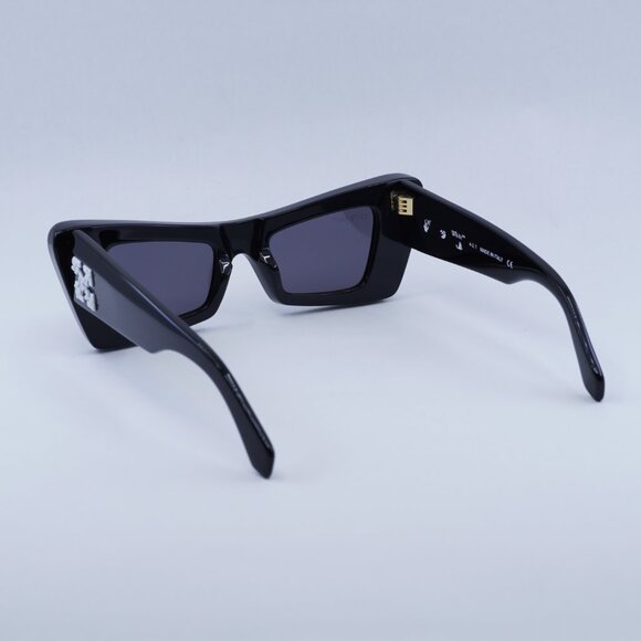 Off-White OERI027 ACCRA 1007 Sunglasses - Black Frame, Grey Lenses main image 4